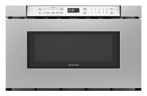 Original Design 24 1.2 CF Microwave Drawer Easy Touch Open Silver Keysheet Lightweight