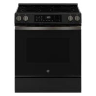 Premium Material GE® ENERGY STAR® 30 Slide-In Electric Convection Range with No Preheat Air Fry and EasyWash™ Oven Tray Exclusive