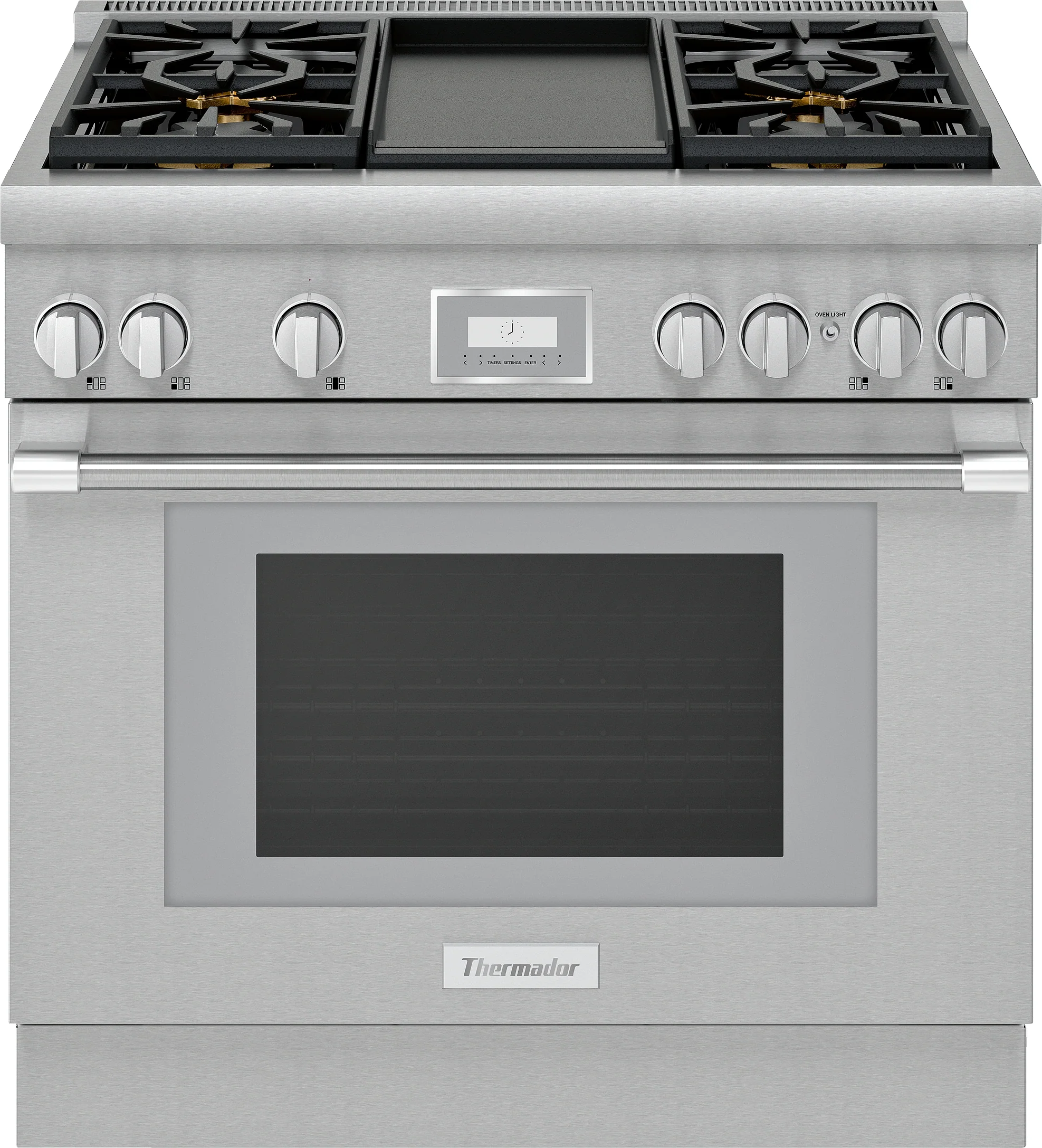 Functional Gas Professional Range 36'' Pro Harmony® Standard Depth Stainless Steel Organic