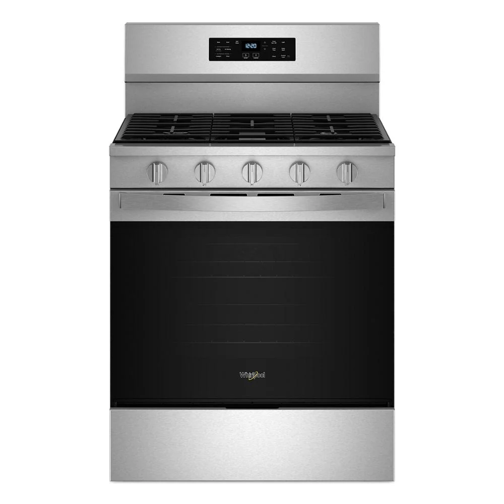 Comfortable 30-inch Gas Range with Air Cooking Technology No Preheat Air Fry and Air Baking and Self Clean Detailed