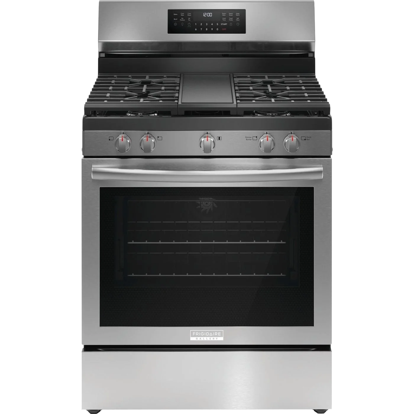 Relaxed 30 Rear Control Gas Range with Total Convection Elite