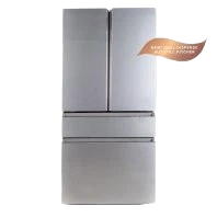 Natural CAFÉ™ ENERGY STAR® 23.2 Cu. Ft. Smart Counter-Depth 4-Door French-Door Refrigerator in Platinum Glass With Dual-Dispense AutoFill Pitcher Top-Quality