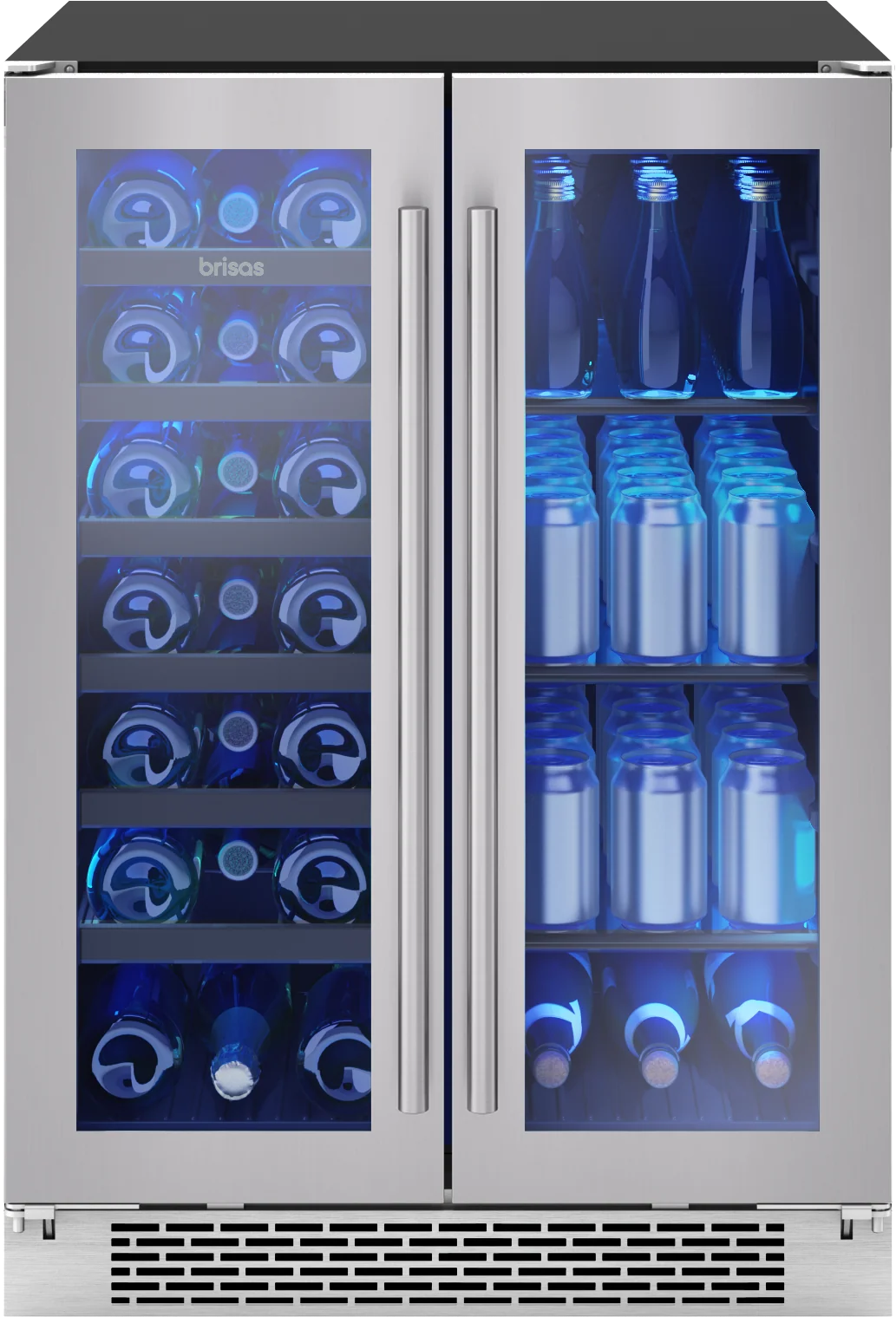 Comfortable Wine Bev Center 24 Frech Door Dual Zone Fine