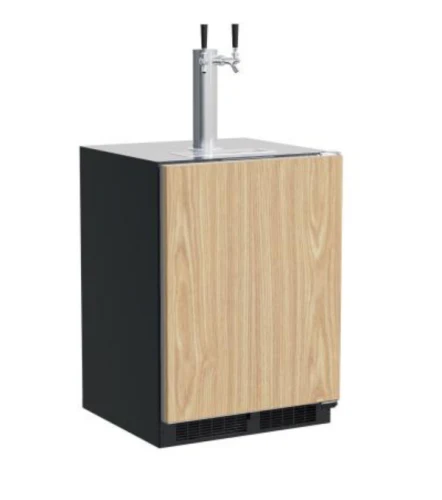 Expertly Made 24 Dispenser Twin Beer Beverage Tap Panel Ready Solid Door Reversible Door Excellent