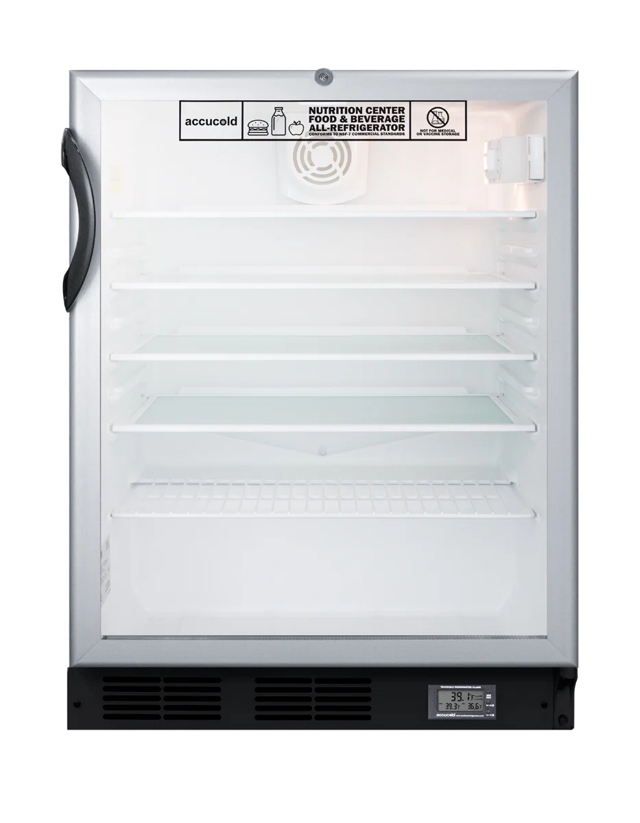 First-Class 24 Wide Built-In All-Refrigerator ADA Compliant Eco-Friendly
