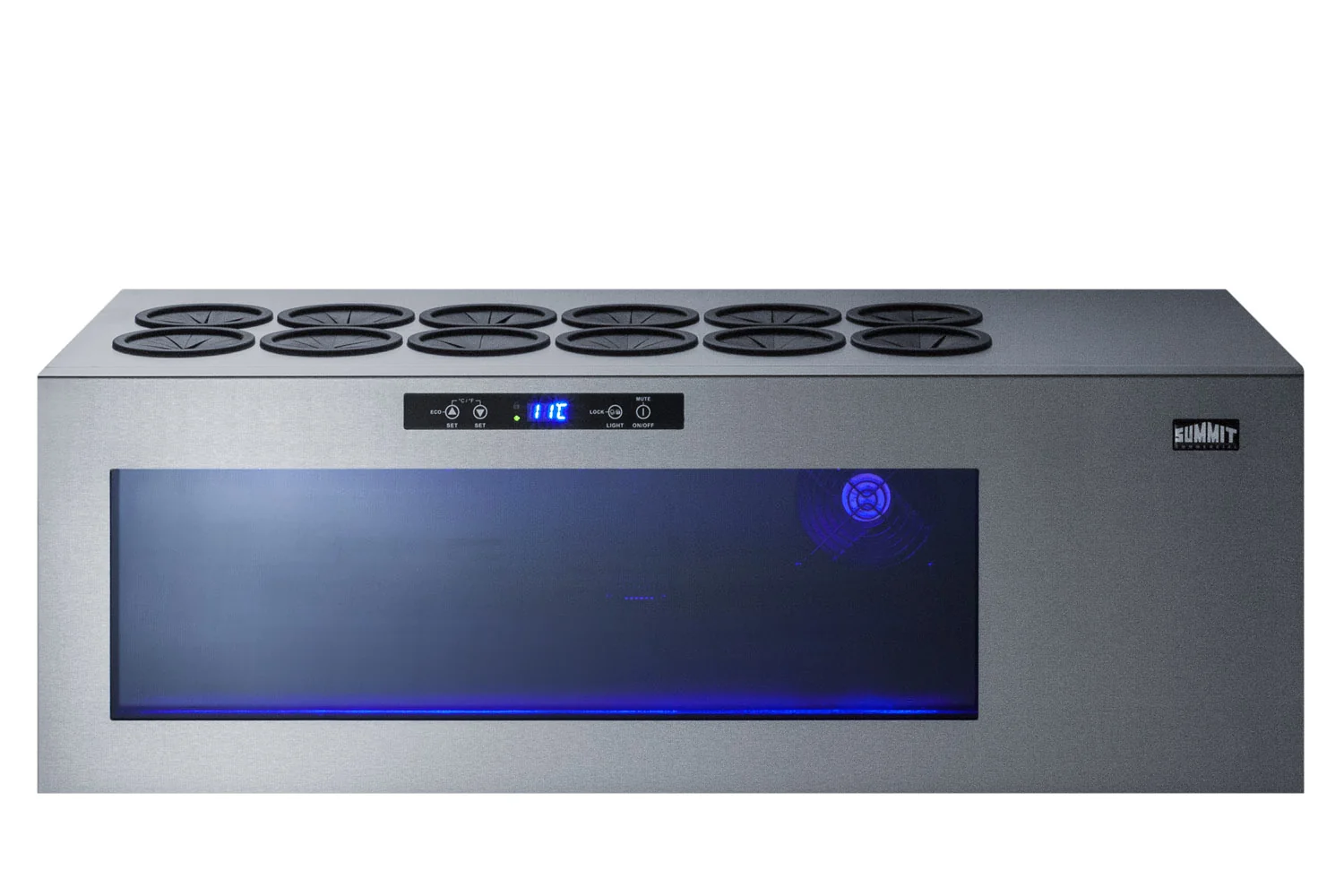 Solid 12 Bottle Wine Cooler Traditional