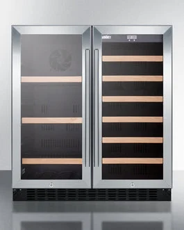 Unique 30 Wide Built-In Wine Beverage Center - with T2F Door Tint First-Class
