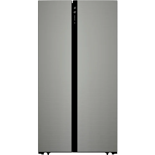 High-Grade Avanti 15.6 cu. ft. Side-by-Side Apartment Size Refrigerator - Stainless Steel Original