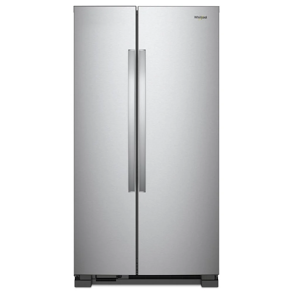 Minimalist 36-inch Wide Side-by-Side Refrigerator - 25 cu. ft. Durable