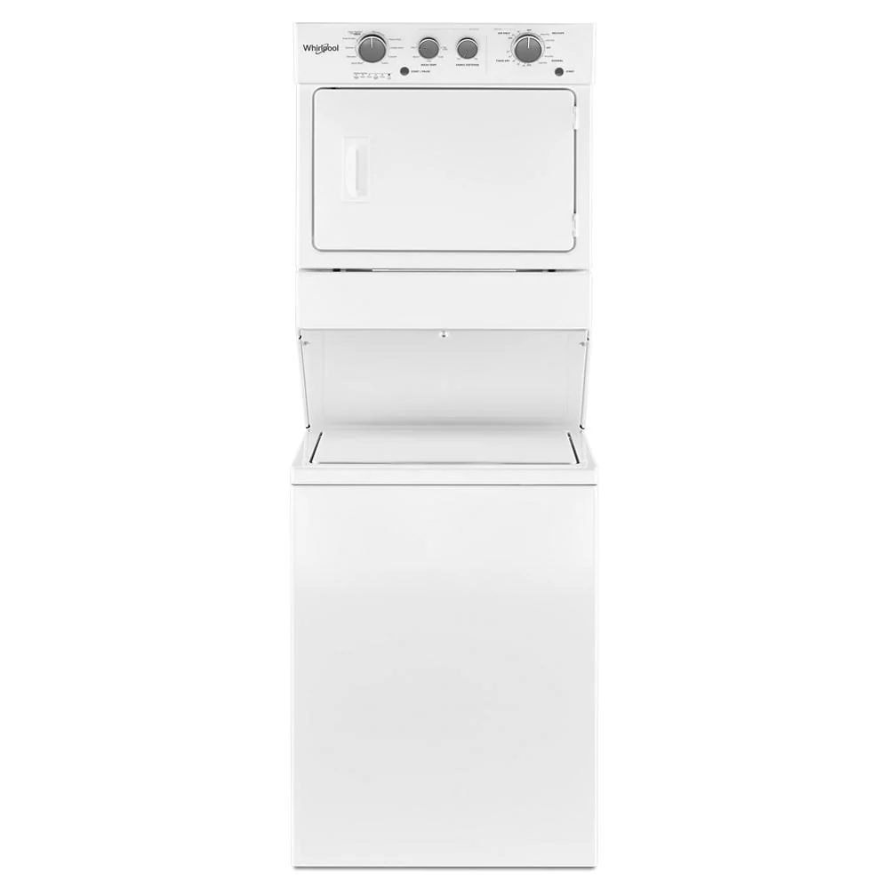 Breathable 3.5 cu.ft Gas Stacked Laundry Center 9 Wash cycles and AutoDry™ Environmentally Friendly