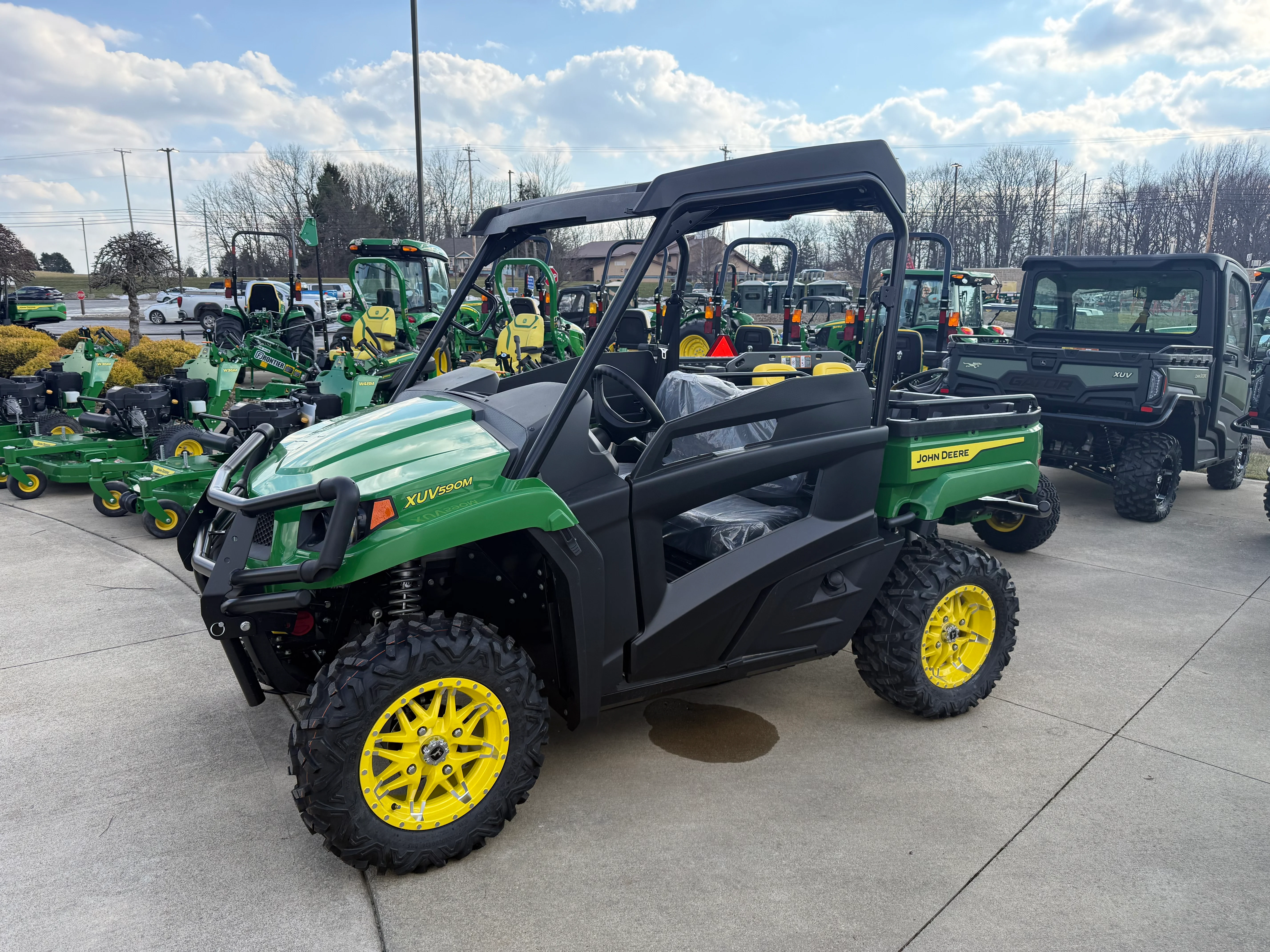 Green John Deere JD697730 Custom XUV590M Mid-Size Crossover Utility Vehicle Responsible