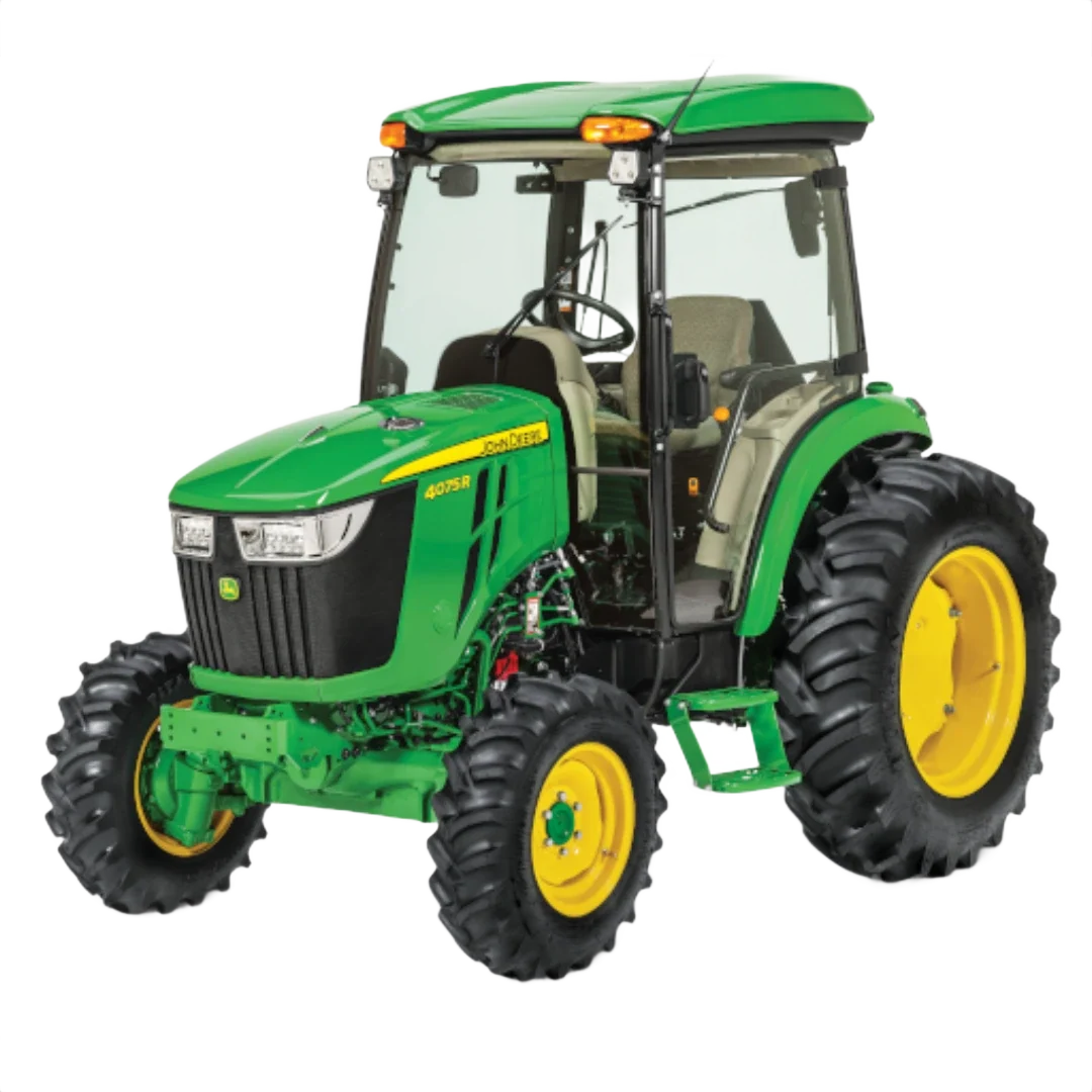 Smart John Deere 4075R Compact Tractor with ComfortGard Cab Authentic