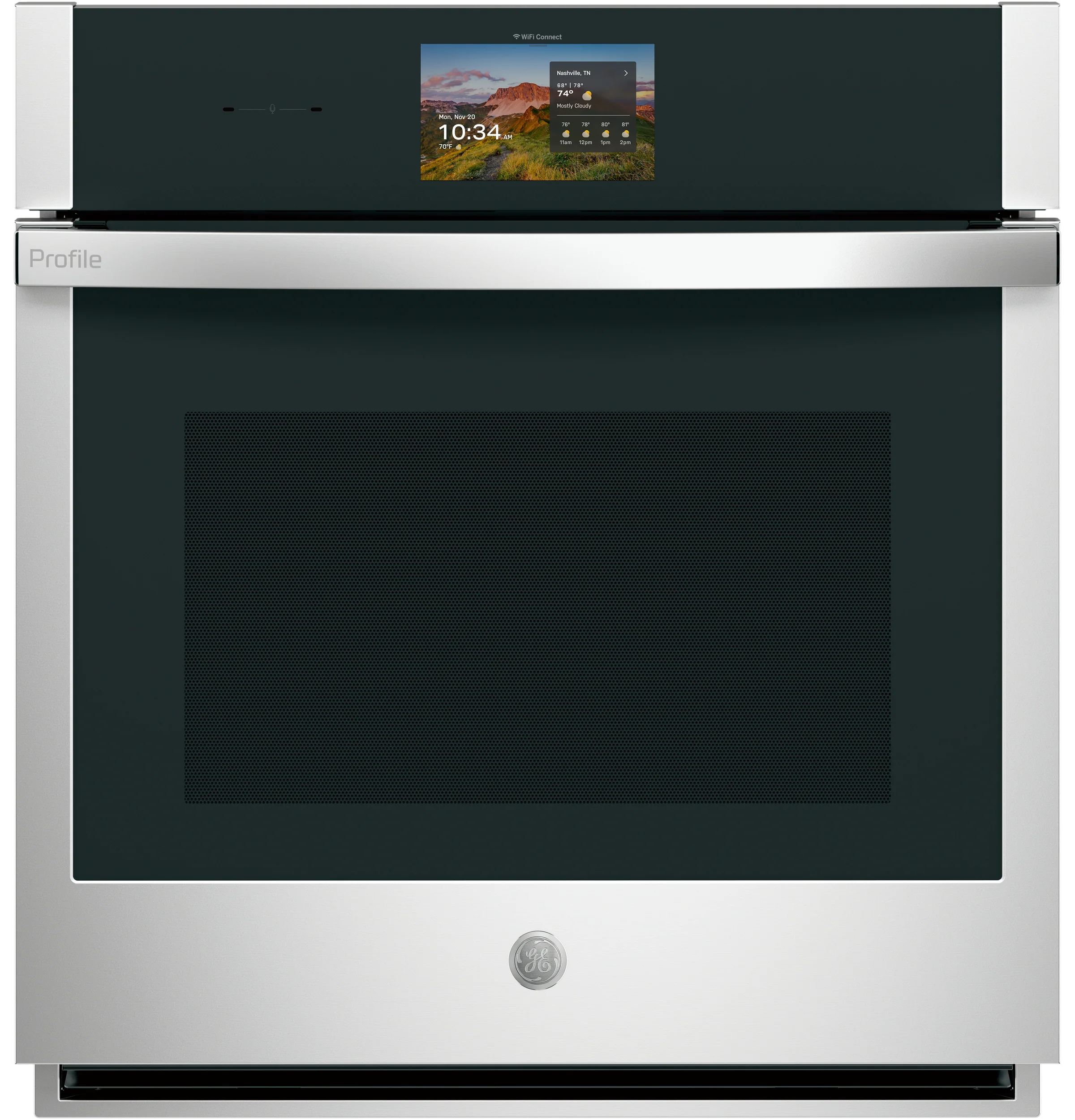 Comfortable GE Profile™ 30 Smart Built-In Convection Single Wall Oven with No Preheat Air Fry and Precision Cooking Durable