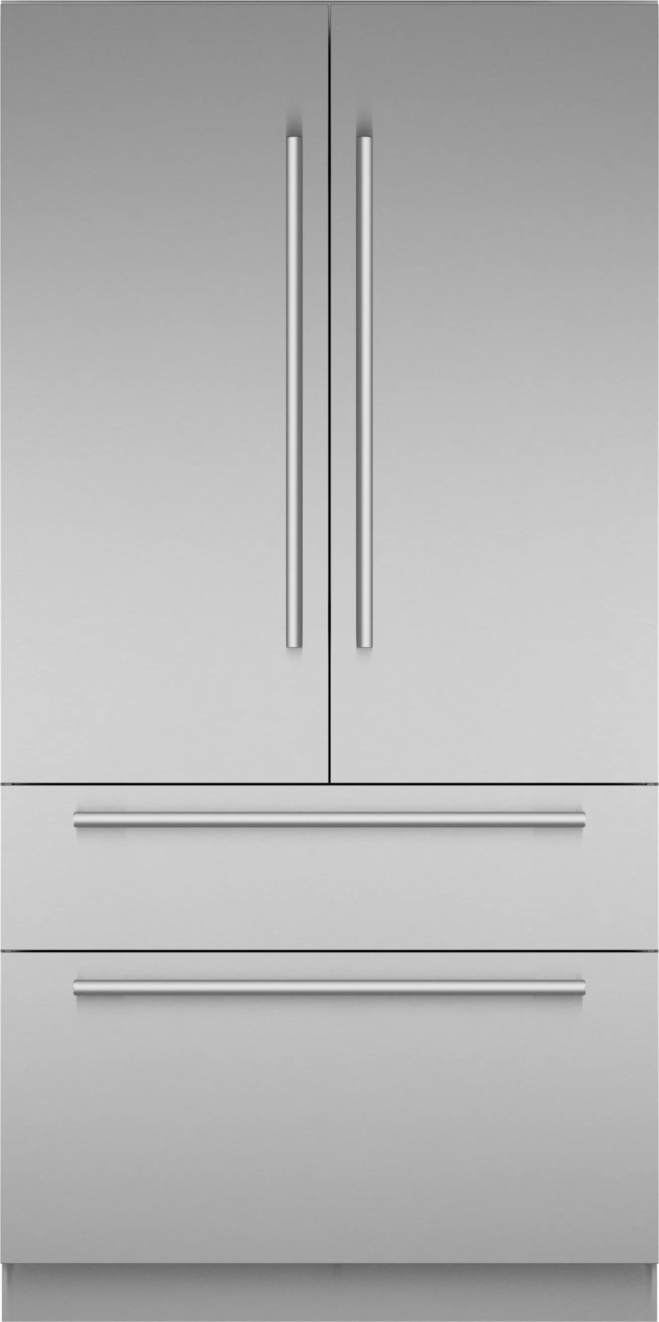 Prestigious dom® Built-in French Door Bottom zer Stainless Steel Verified