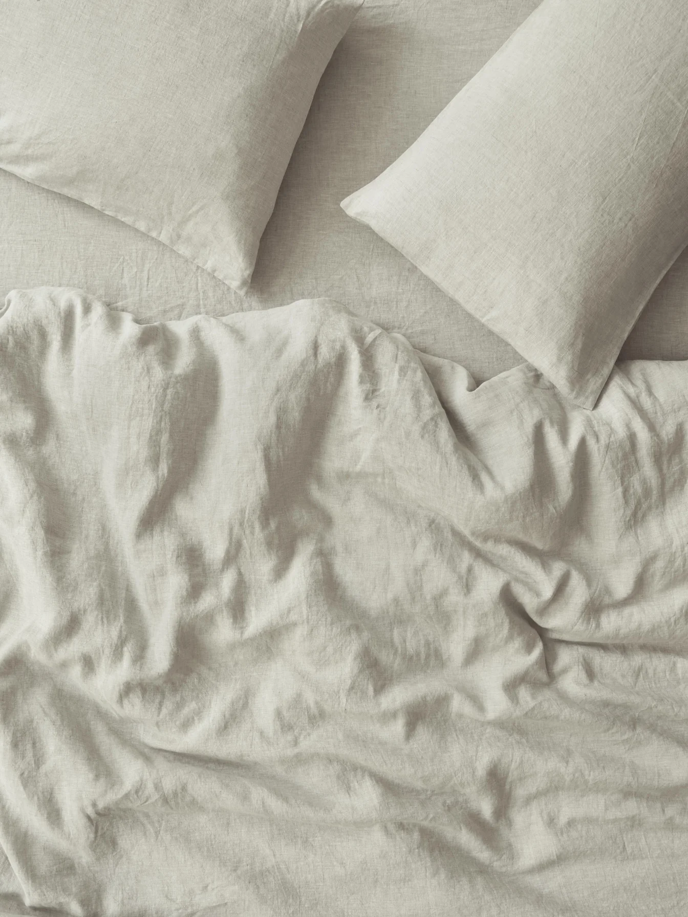 Professional Oatmeal Linen Duvet Cover Breathable