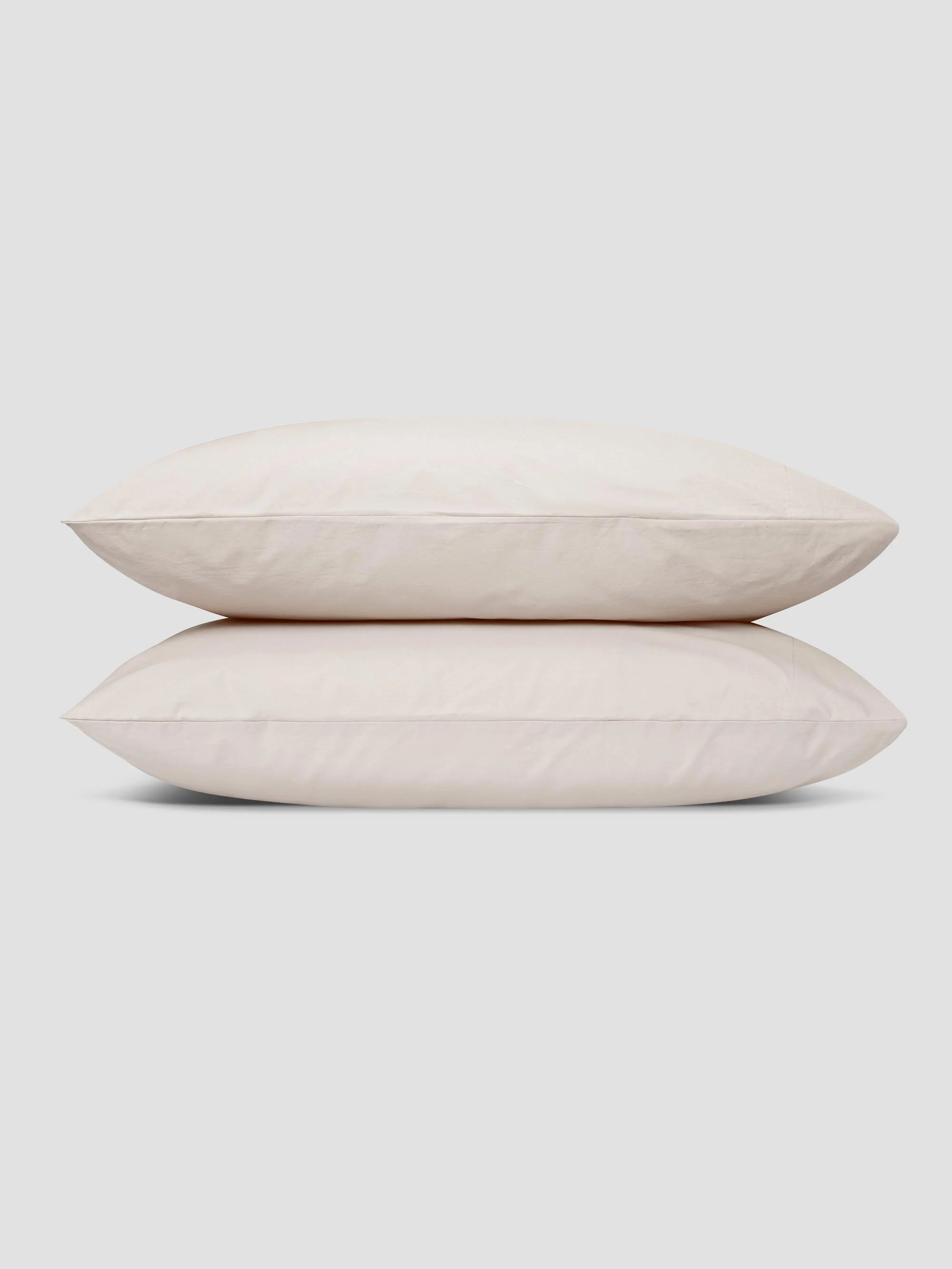 Artisan Parchment Washed Cotton Percale Pillowcases Pair Secure