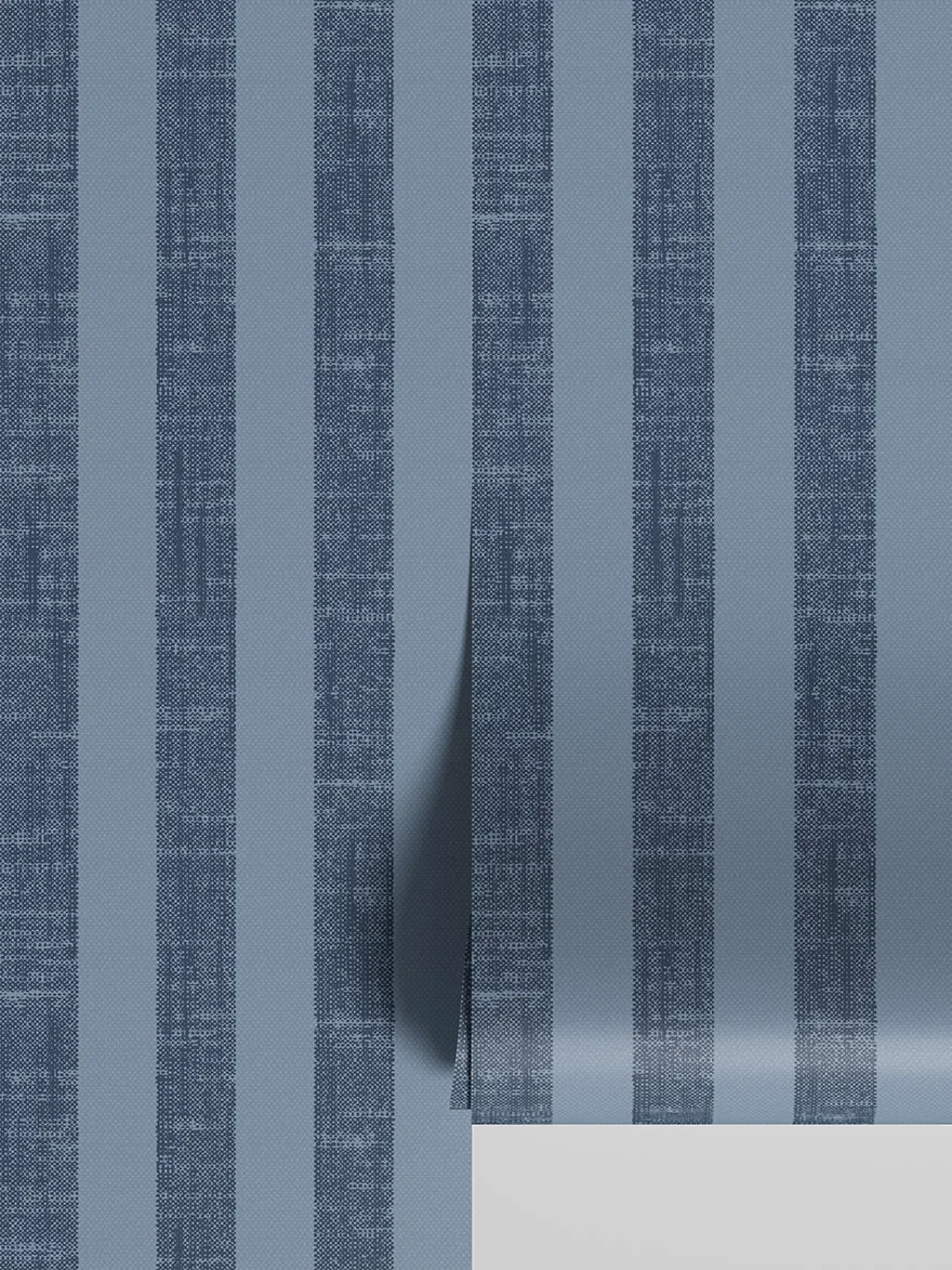 Optimized Navy Pembroke Stripe Wallpaper Consistent
