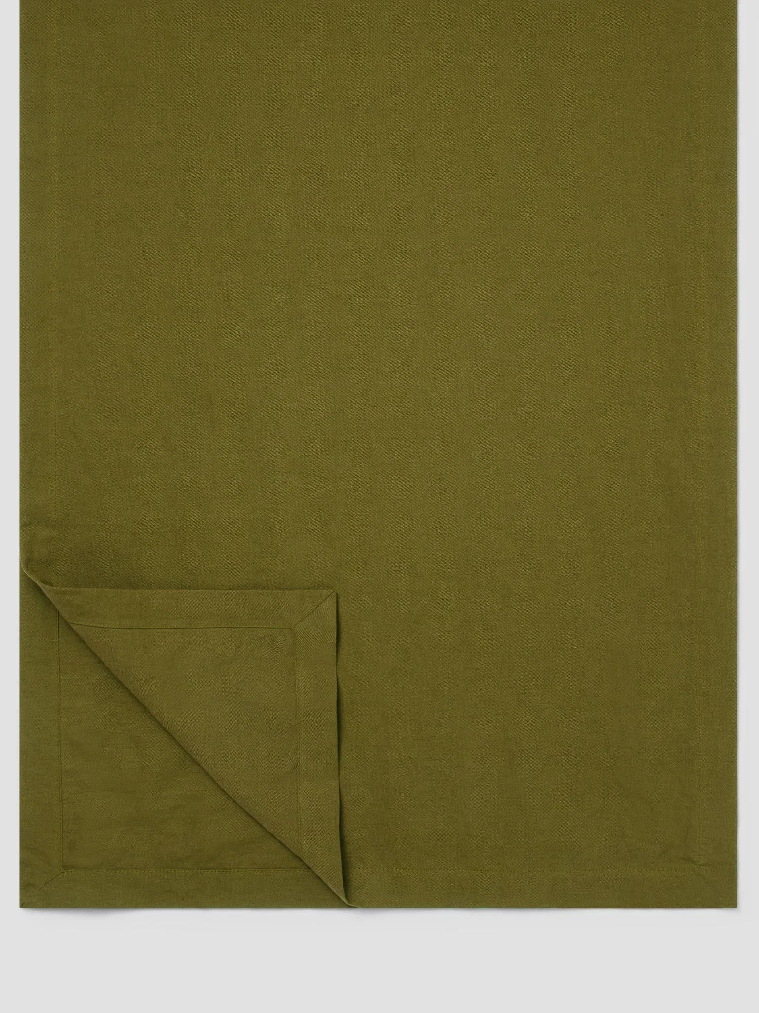 Outstanding Botanical Green Linen Blend Table Runner Versatile