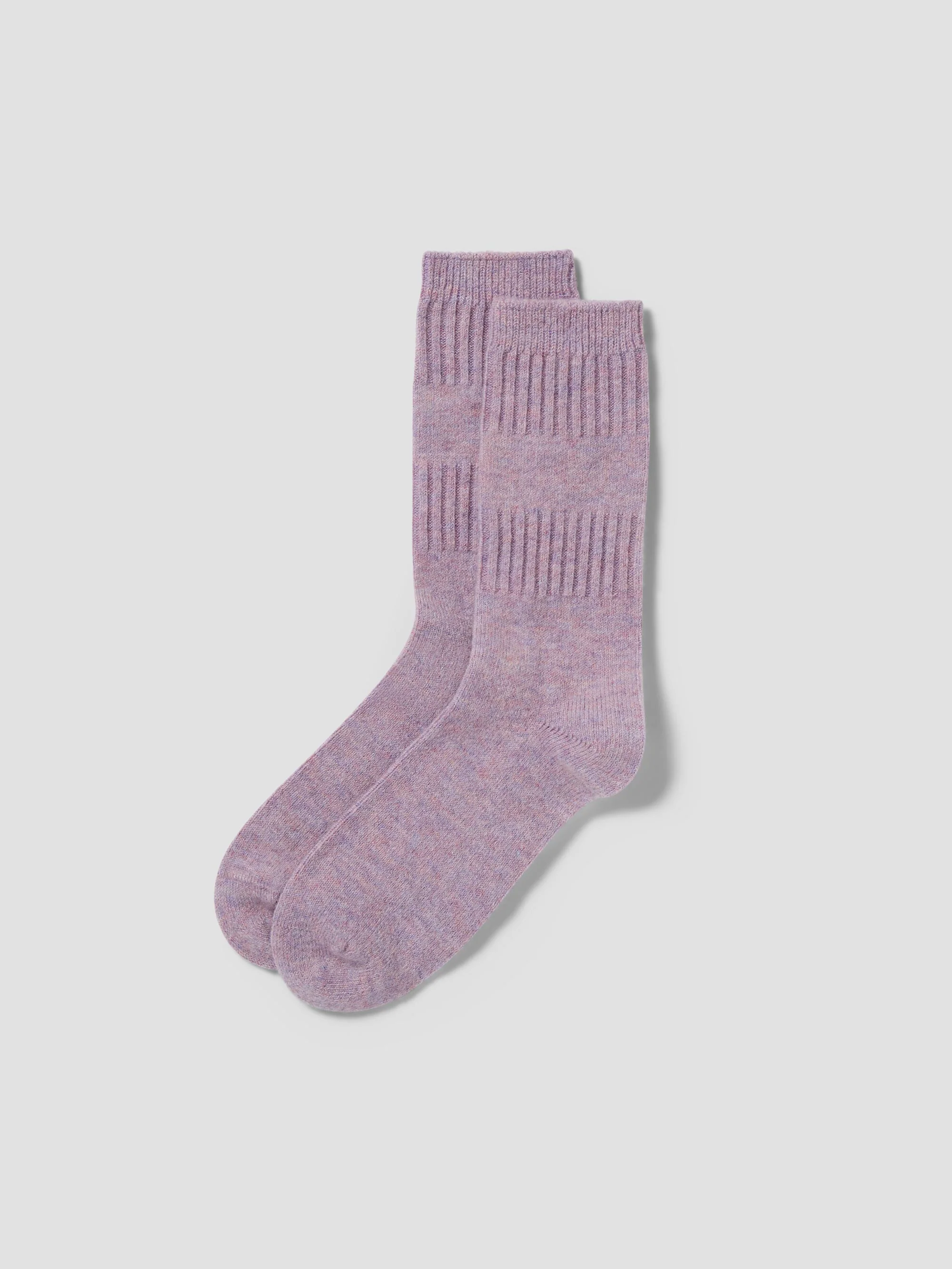 Verified Elderberry Merino Wool Ribbed Socks Official