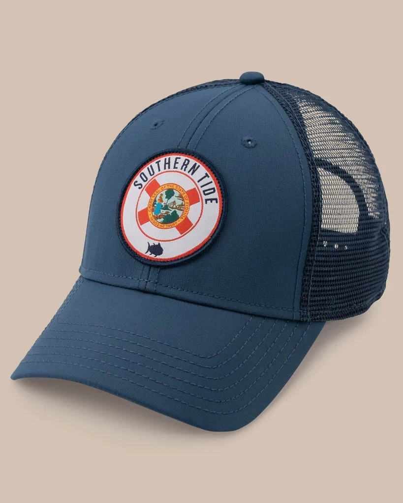 Refined Florida Patch Performance Trucker Hat Elegant