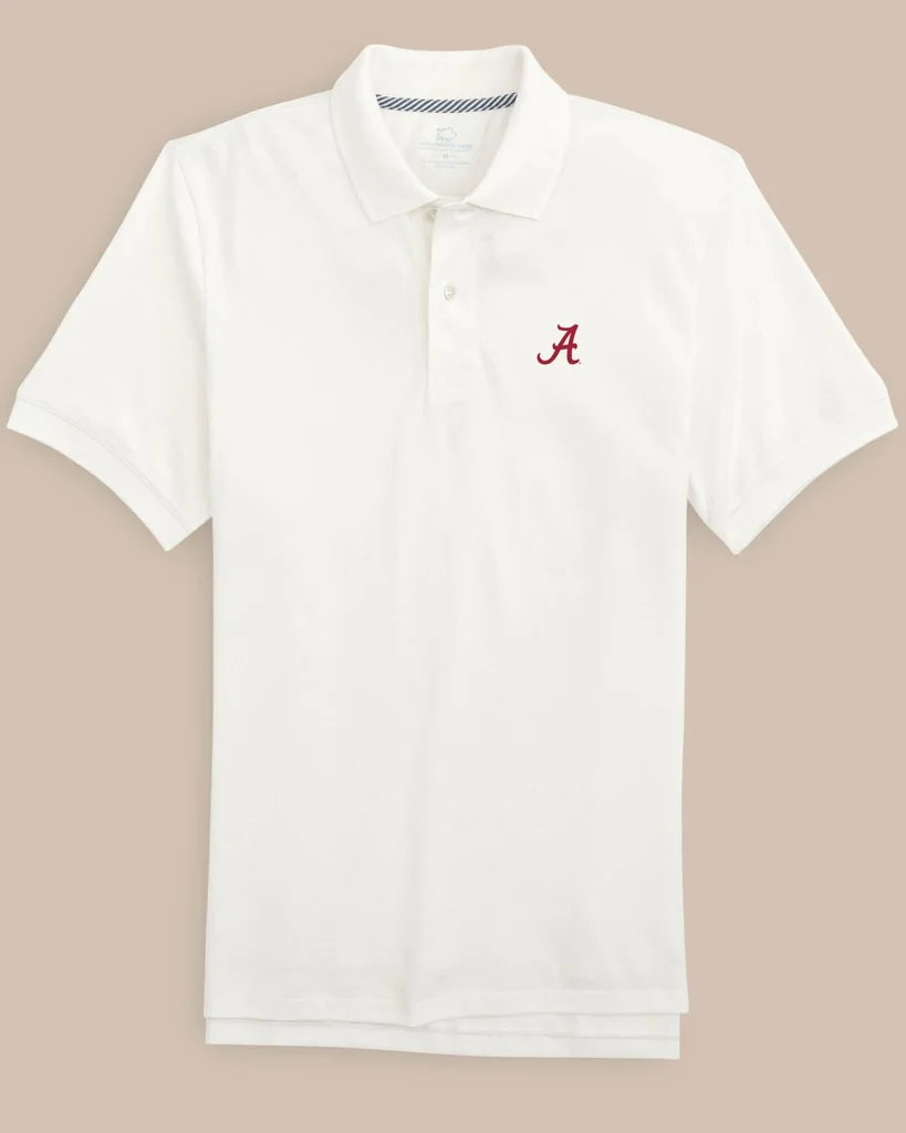 Fine Crafted Alabama Crimson Tide Skipjack Polo Shirt Outstanding