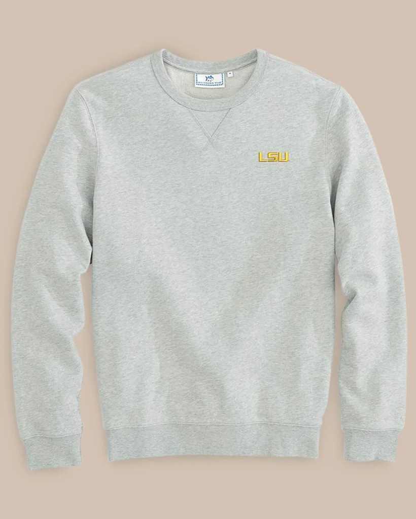 Flexible LSU Tigers Upper Deck Pullover Sweatshirt Fine