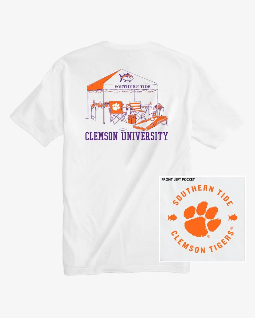 Crafted Clemson Tigers Tailgate Time T-Shirt Powerful