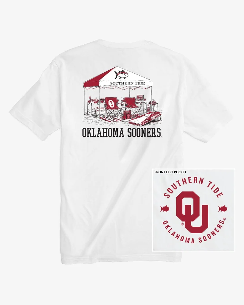Lightweight Oklahoma Sooners Tailgate Time T-Shirt Recyclable