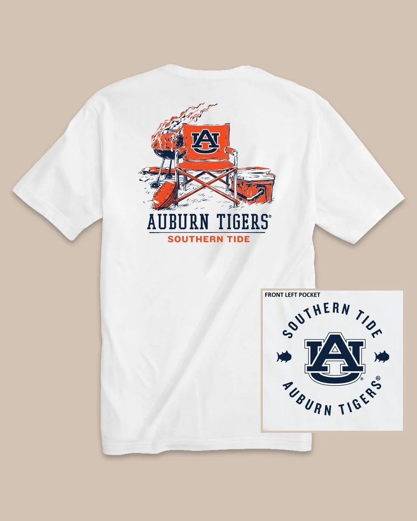 Traditional Auburn Tigers Gameday BBQ Tailgate T-Shirt Soft