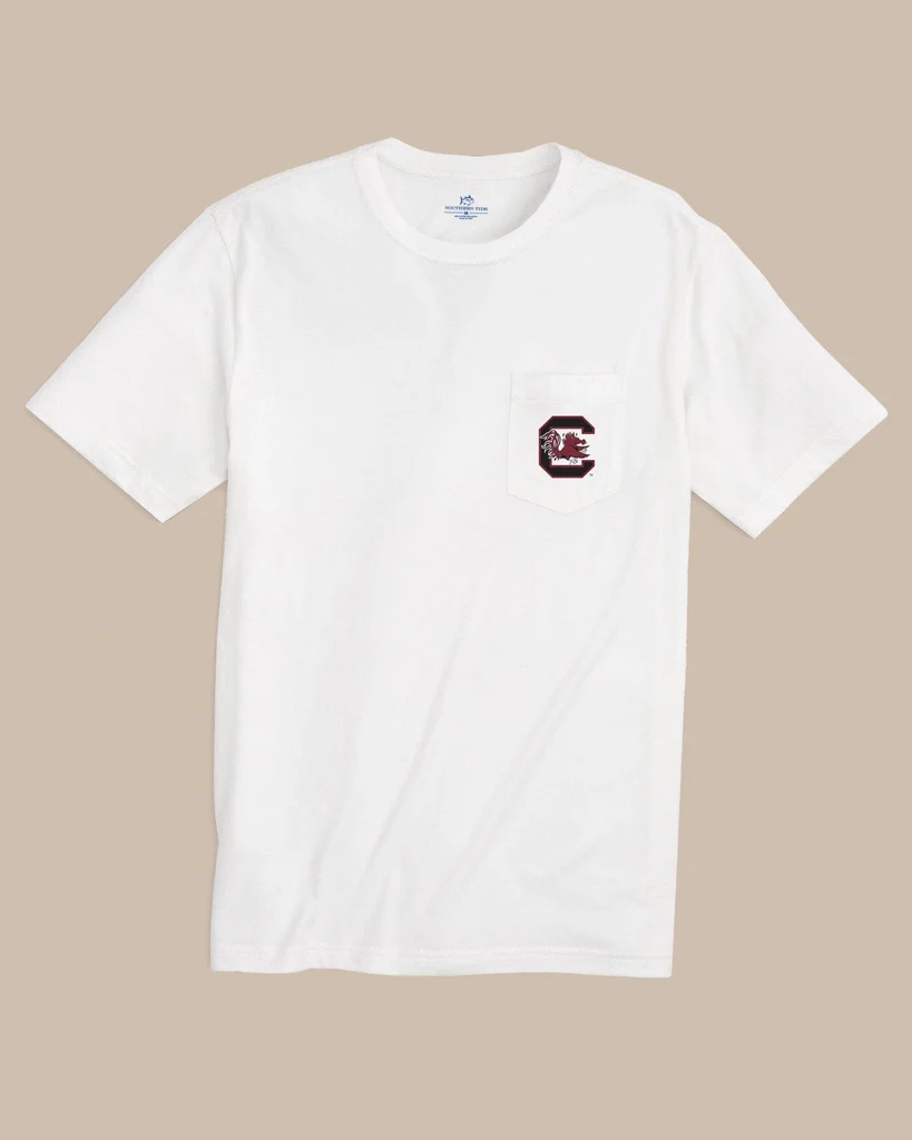 Durable USC Gamecocks Gameday Embroidered Short Sleeve T-Shirt Minimalist