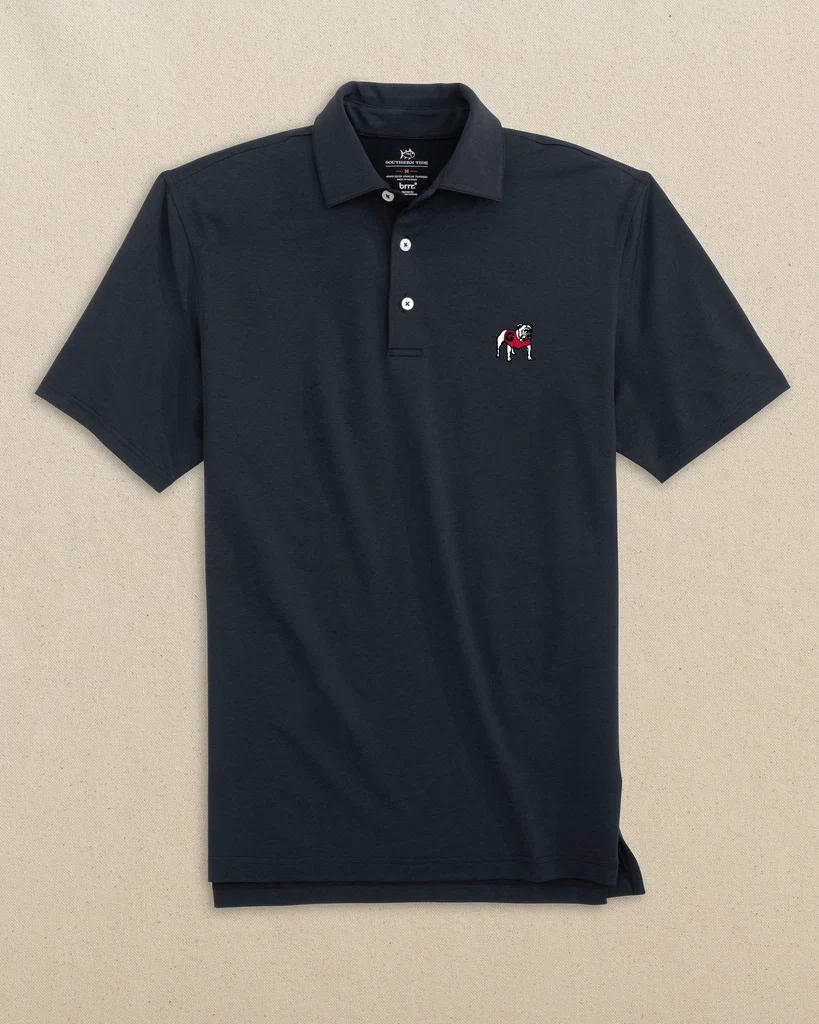 Trendy Georgia Bulldogs brrr°®-eeze Heather Performance Polo Solid