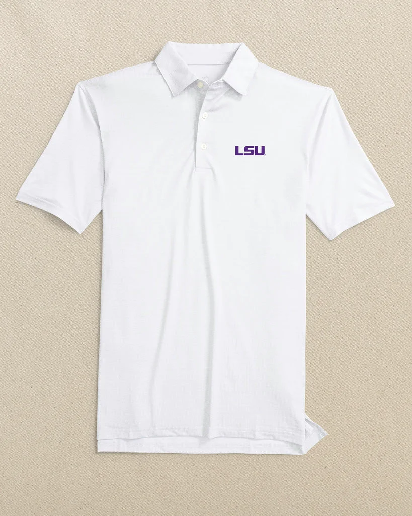 Green LSU Tigers Driver ST Geo Printed Polo Modern