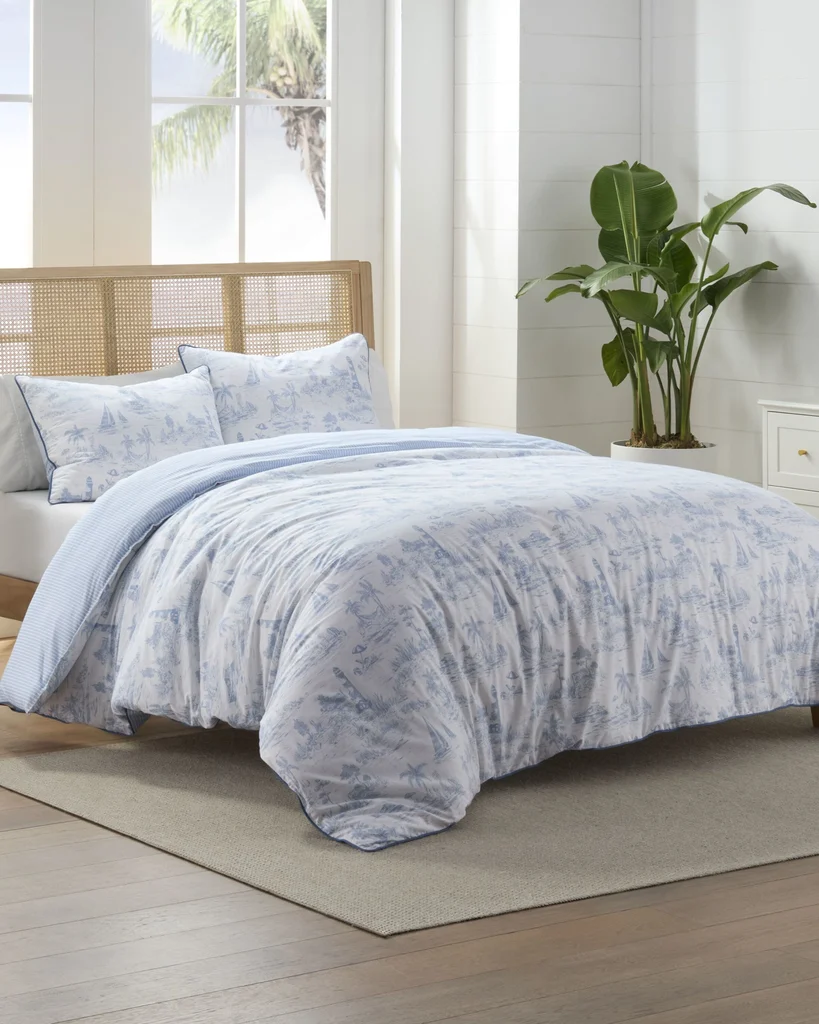 Natural Southern Tide Marco Island Comforter Set Green