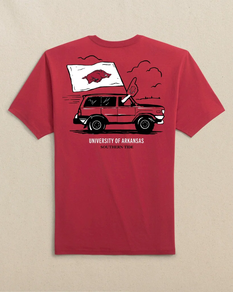 Classic Arkansas Razorbacks Game Bound Short Sleeve T-Shirt Carefully Designed