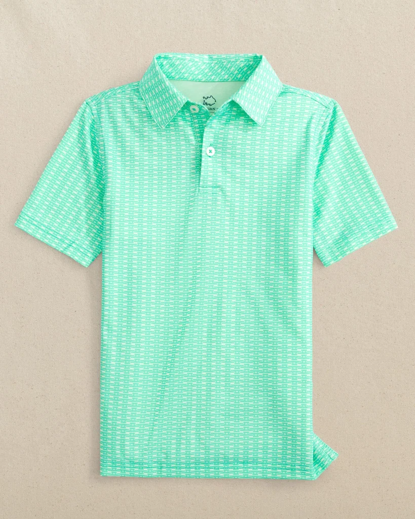 Comfortable Boys Driver Pop Lock Dock It Printed Performance Polo Genuine
