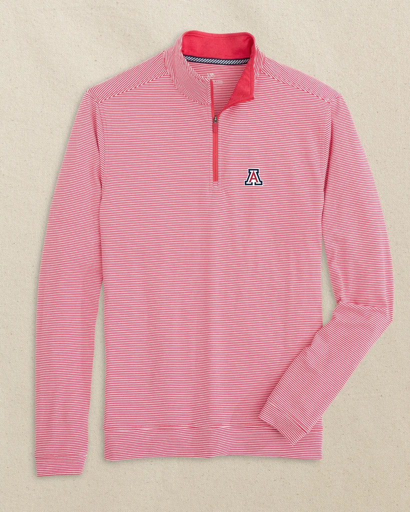 Innovative Arizona Wildcats Cruiser Micro-Stripe Heather Quarter Zip Original