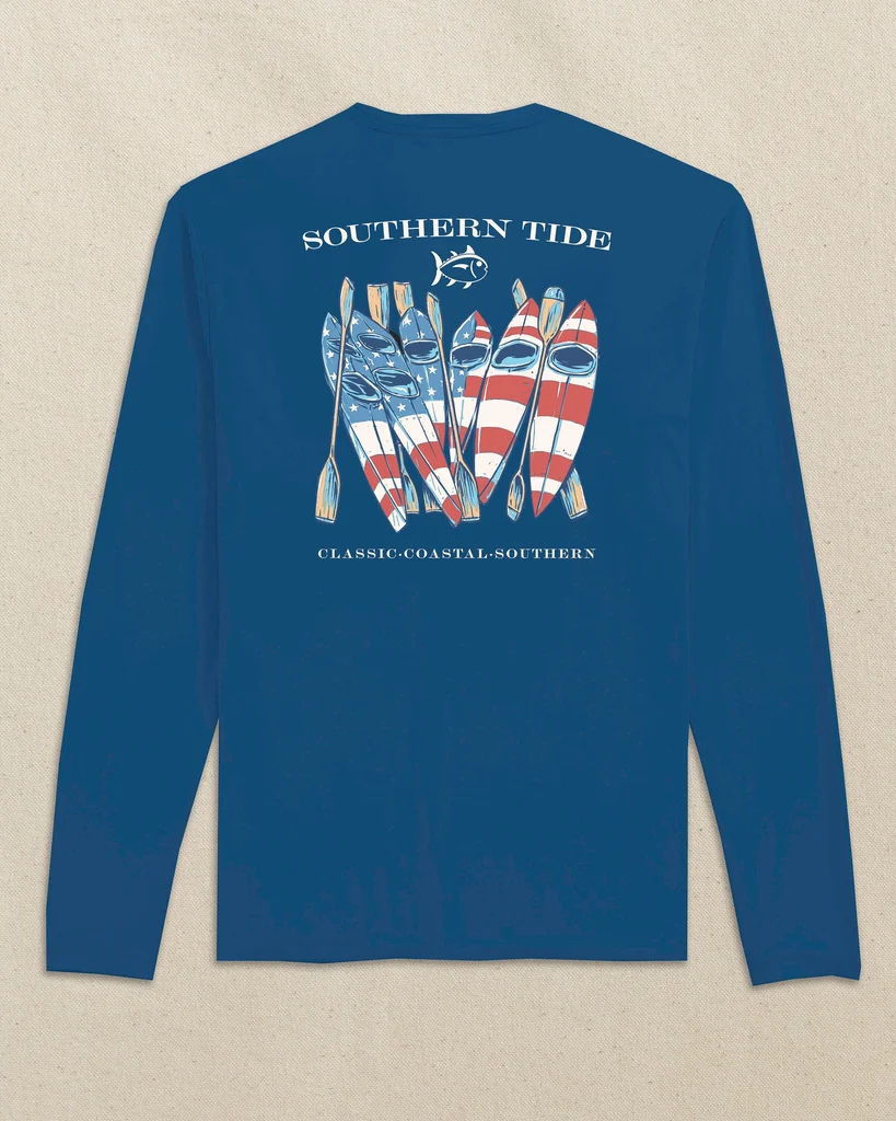 Superior Americana Kayaks Long Sleeve Performance T-Shirt Refined