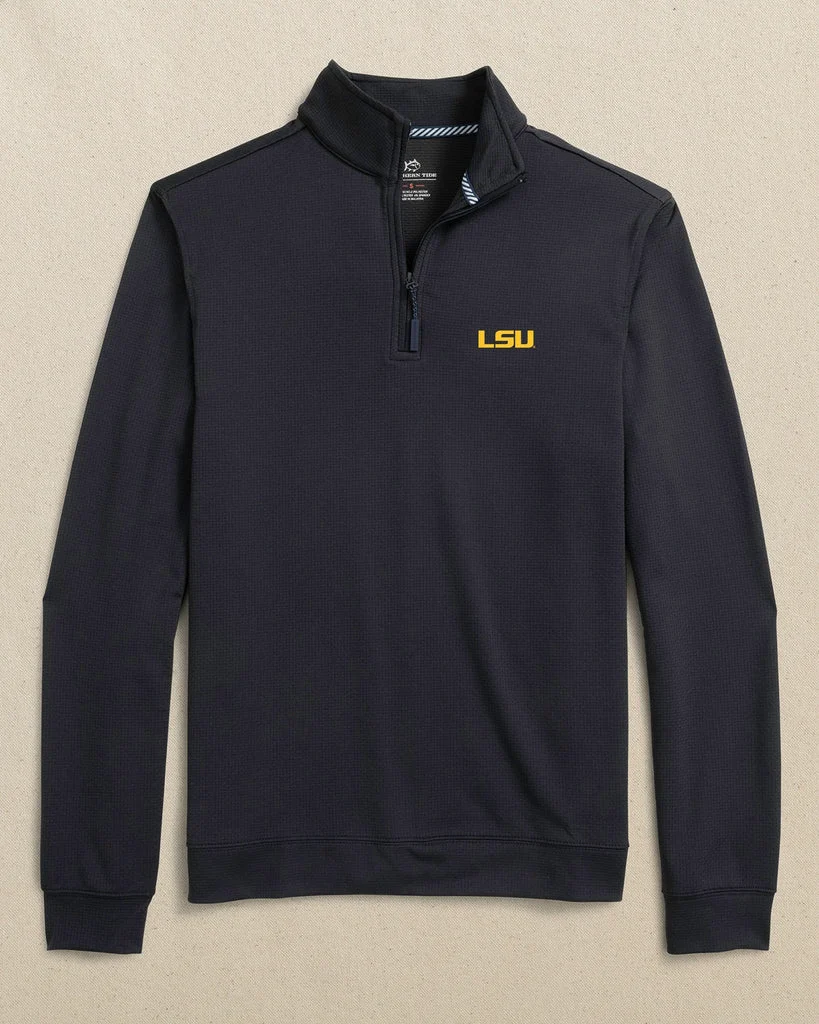 Eco-Friendly LSU Tigers Schooner Quarter Zip Clean