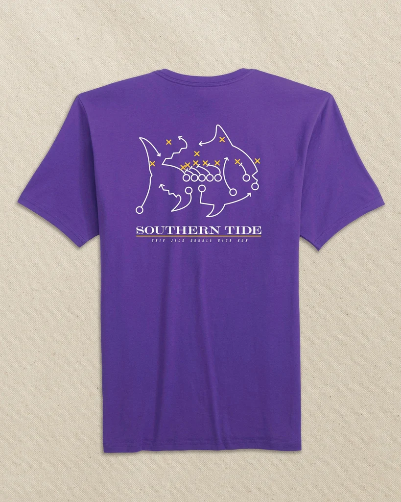 Efficient LSU Tigers Skipjack Play Short Sleeve T-Shirt High-End