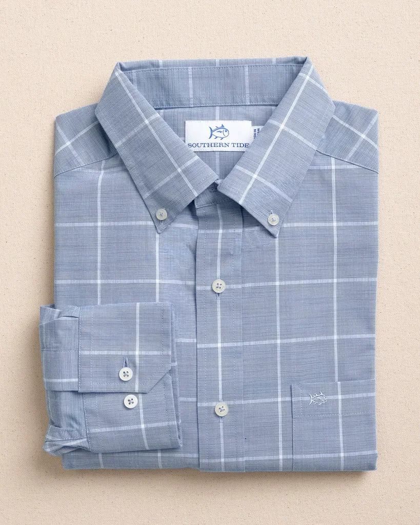 High-Grade Bay Breeze Plaid Sport Shirt Premium Material