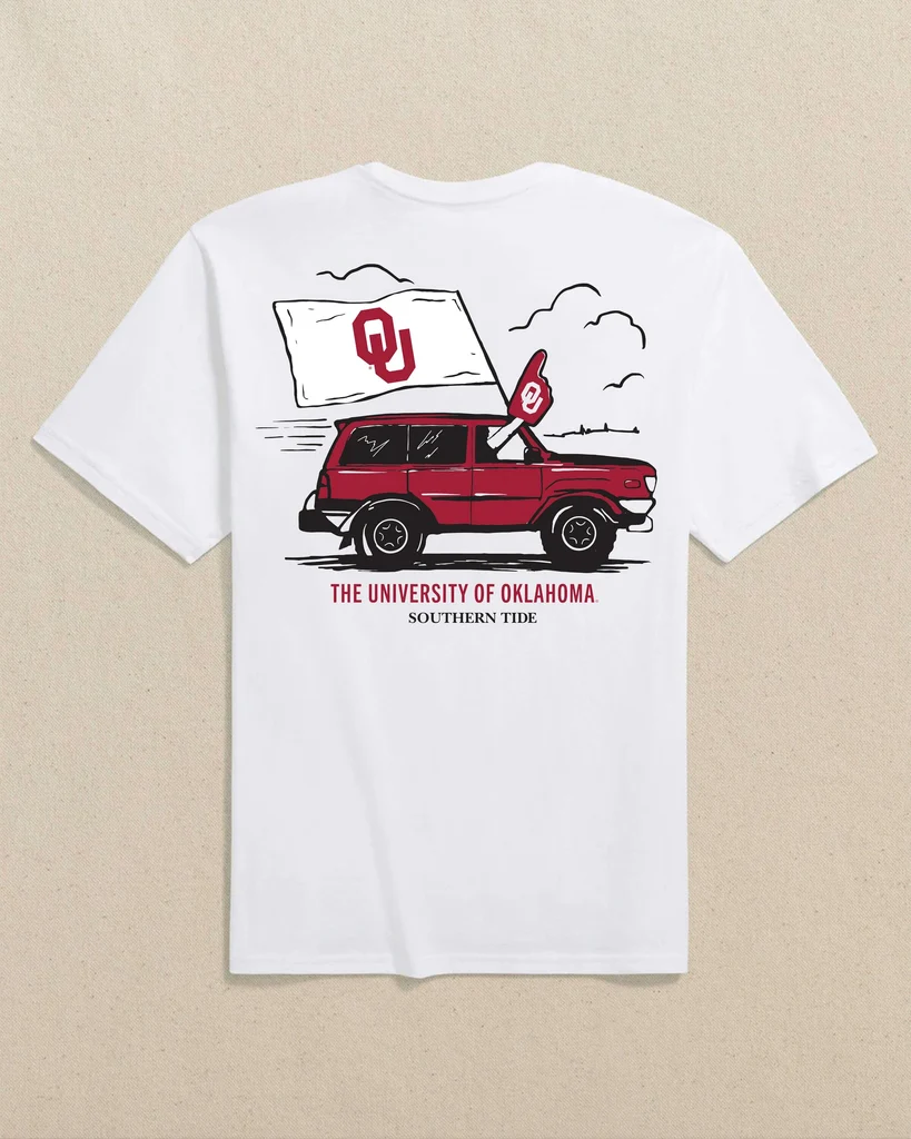 Green Oklahoma Sooners Game Bound Short Sleeve T-Shirt Natural
