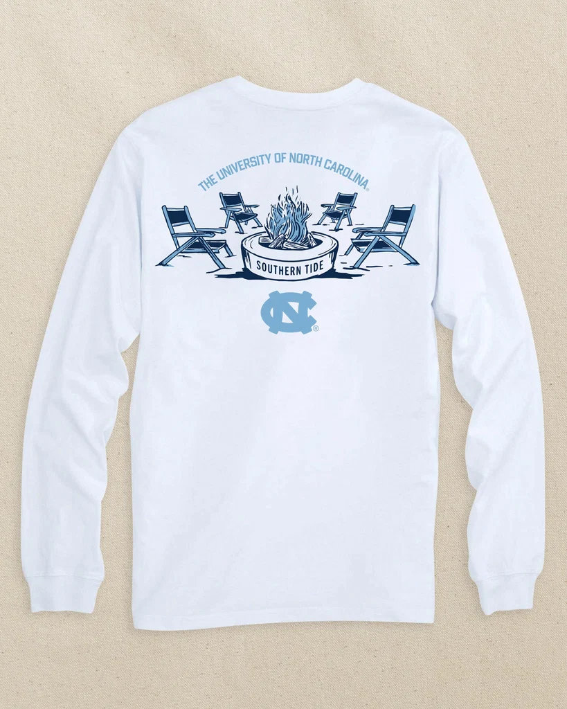 Sophisticated UNC Tar Heels Gameday Bonfire Long Sleeve T-Shirt Breathable