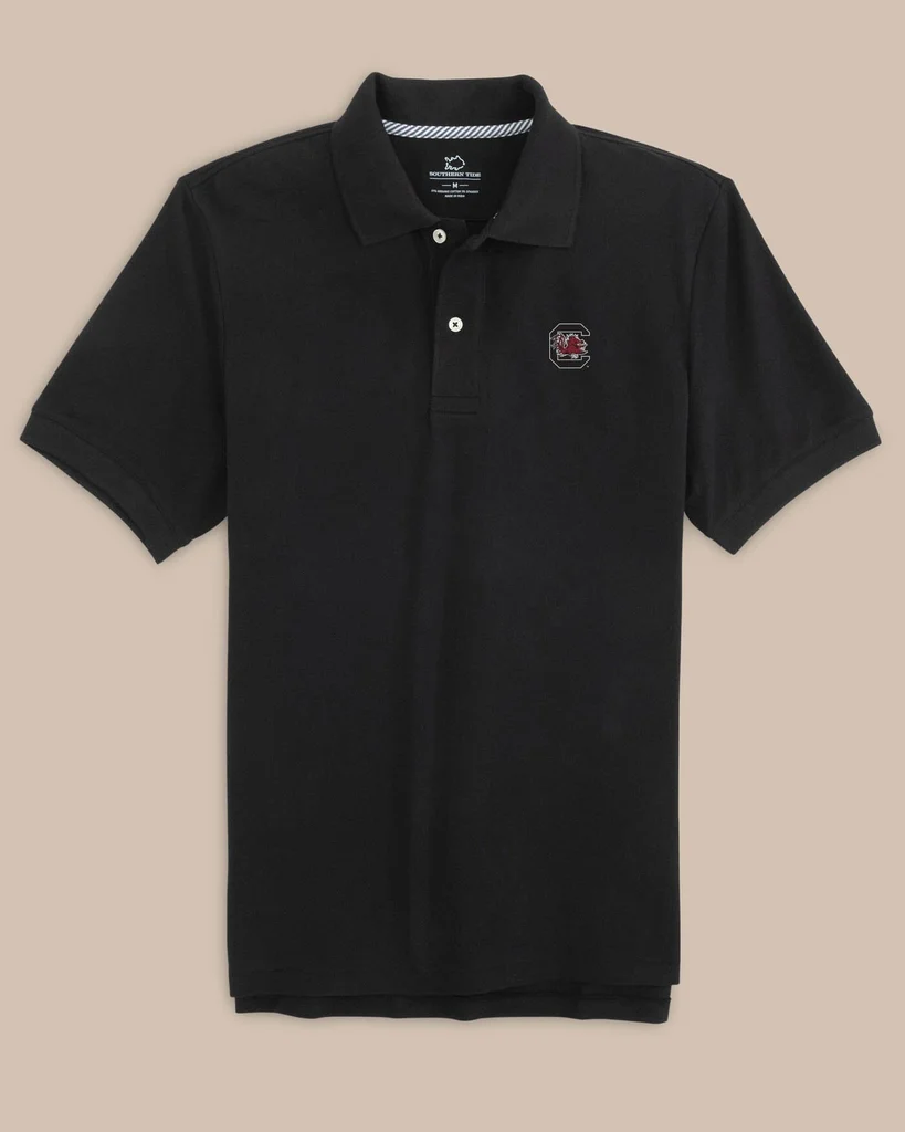 Authentic USC Gamecocks Skipjack Polo Premium Material