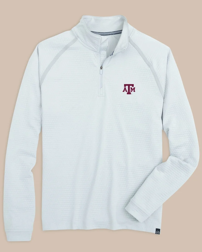 Soft Texas A M Aggies Scuttle Heather Quarter Zip Verified