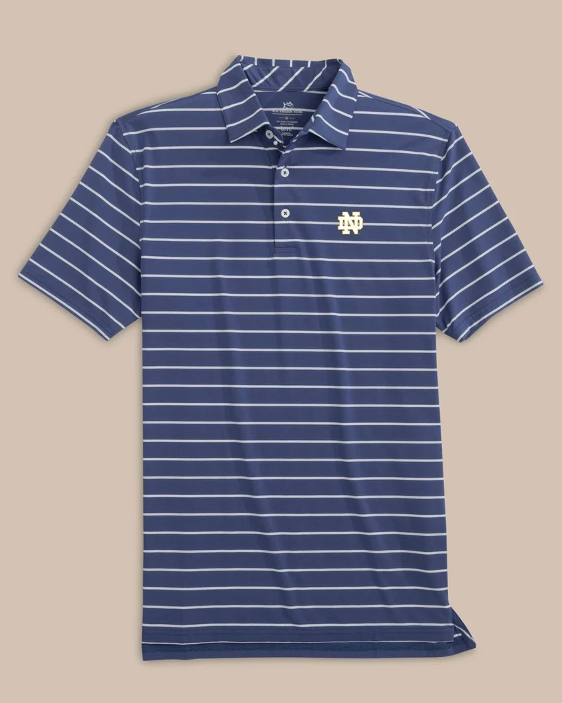 Versatile Notre Dame Fighting Irish brrr°®-eeze Desmond Stripe Polo Reliable