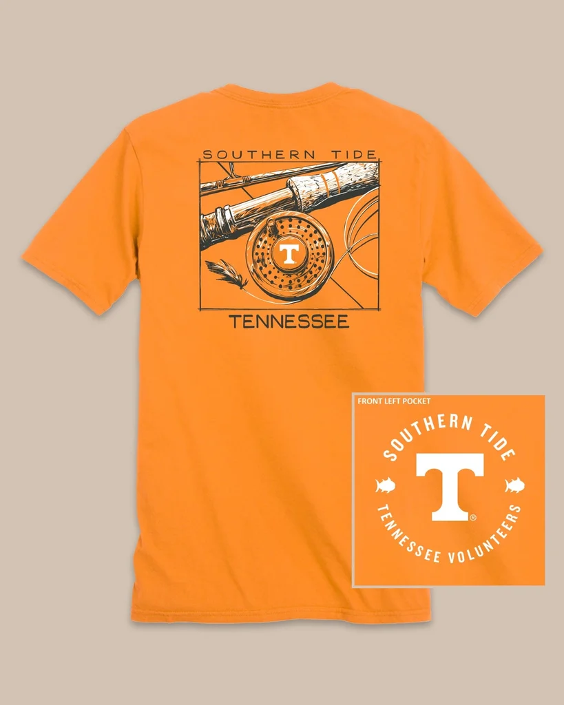 Contemporary Tennessee Vols Gameday Fly Reel T-Shirt Functional