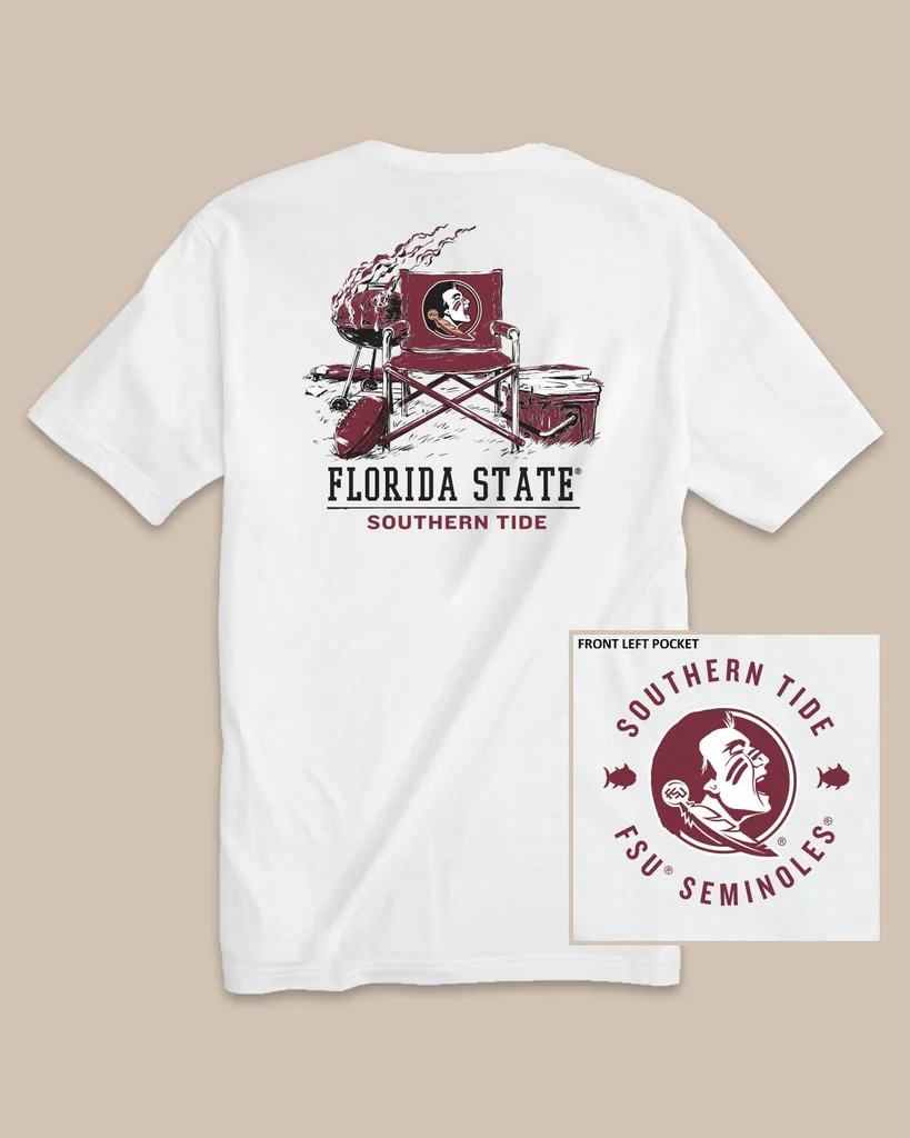 Exclusive FSU Seminoles Gameday BBQ Tailgate T-Shirt Solid