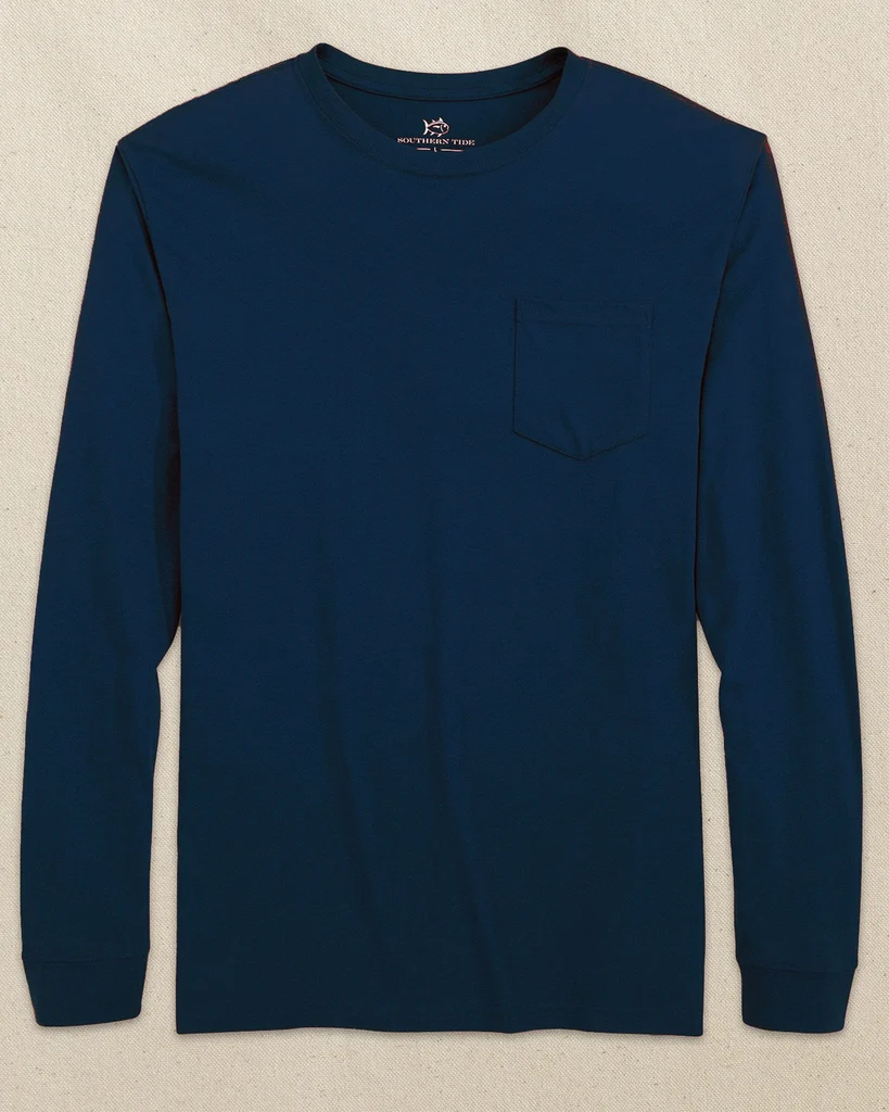 Comfortable Classic Long Sleeve Pocket T-Shirt Exceptional