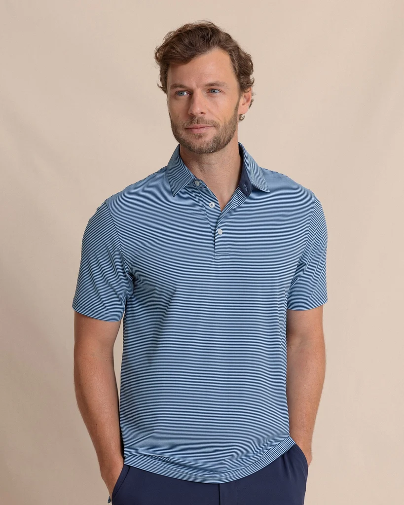 High-Grade brrr°®-eeze Meadowbrook Stripe Polo Crafted