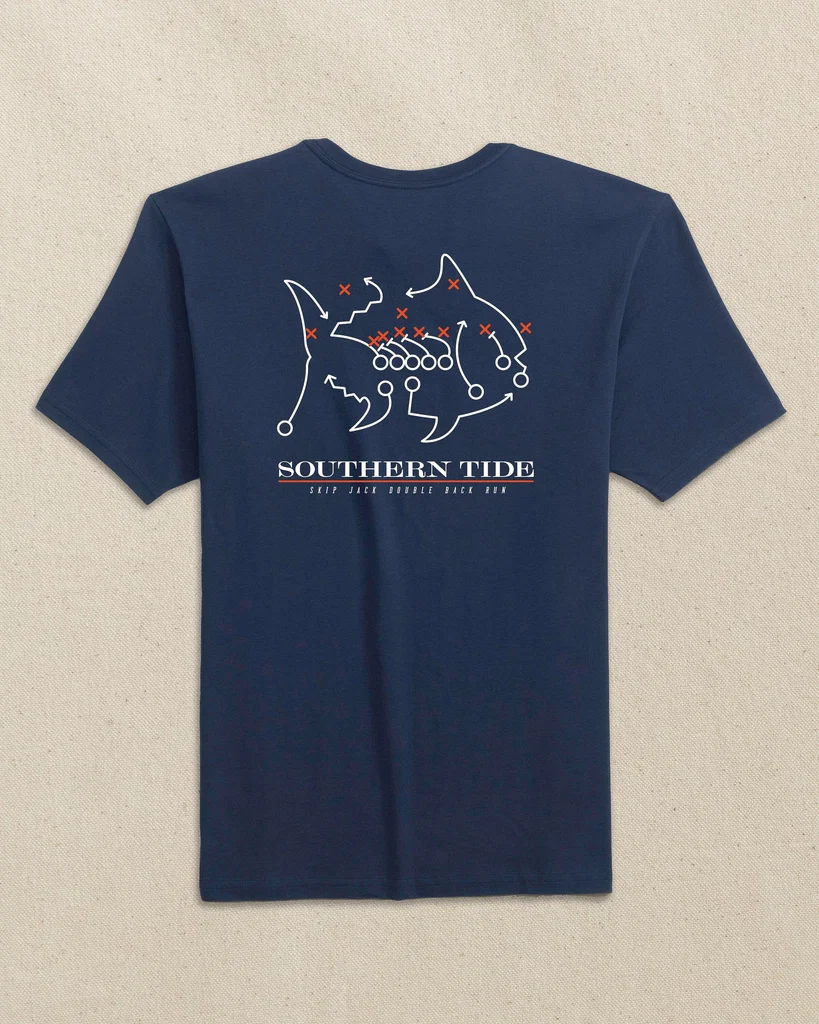 Versatile Auburn Tigers Skipjack Play Short Sleeve T-Shirt Sophisticated